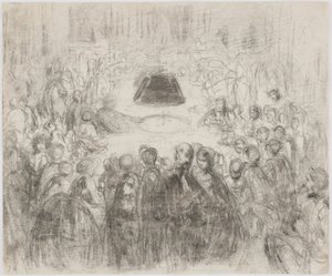 Gambling Salon v Baden-Badenu od James Abbott McNeill Whistler