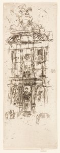 Zlatý dům, Brusel od James Abbott McNeill Whistler