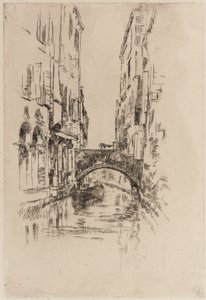 Gondola pod mostem od James Abbott McNeill Whistler
