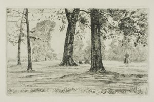 Greenwichský park od James Abbott McNeill Whistler