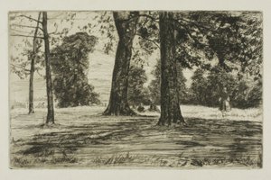 Greenwichský park od James Abbott McNeill Whistler