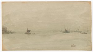 Šedá a stříbrná – Liverpool od James Abbott McNeill Whistler