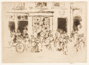 High Street, Brusel od James Abbott McNeill Whistler