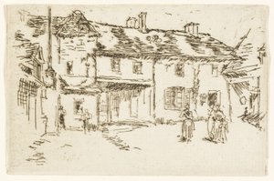 Hotel de la Promenade, Loches od James Abbott McNeill Whistler