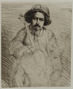 J. Becquet, sochař od James Abbott McNeill Whistler