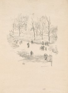 Kensingtonské zahrady od James Abbott McNeill Whistler