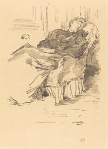 Krásná spící dáma od James Abbott McNeill Whistler