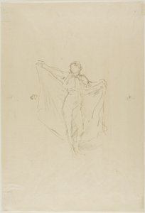 La Danseuse: Studie aktu od James Abbott McNeill Whistler