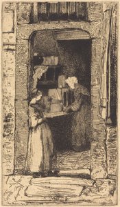 Prodejce hořčice od James Abbott McNeill Whistler