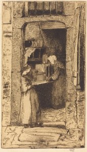 Prodavačka hořčice od James McNeill Whistler