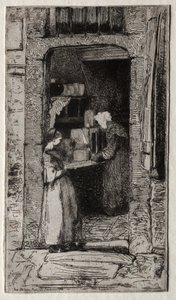 Prodavačka hořčice od James McNeill Whistler