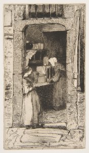 Prodavačka hořčice od James McNeill Whistler