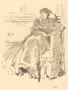 Červené šaty od James Abbott McNeill Whistler