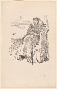 Červené šaty od James Abbott McNeill Whistler