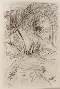Dáma v křesle od James Abbott McNeill Whistler