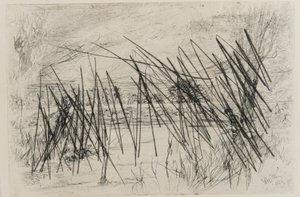 Krajina s rybářem od James Abbott McNeill Whistler