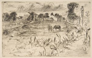 Krajina s koněm od James McNeill Whistler