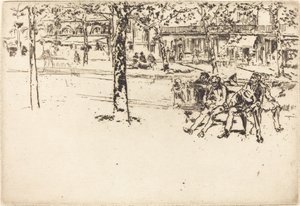 Boulevard Poissonniere od James Abbott McNeill Whistler