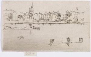 Malá Chelsea (Memorial) od James Abbott McNeill Whistler
