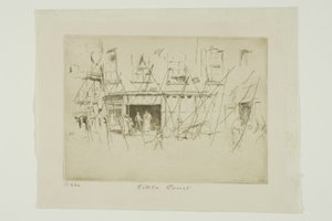 Malý dvůr od James Abbott McNeill Whistler