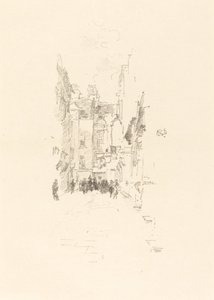 Malý dvůr, Trh sukna od James Abbott McNeill Whistler