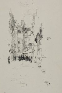 Malý dvůr, Trh sukna od James Abbott McNeill Whistler