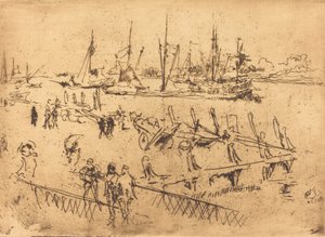Malý Dordrecht od James Abbott McNeill Whistler