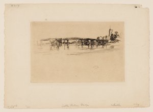 Malý Putney Bridge od James Abbott McNeill Whistler