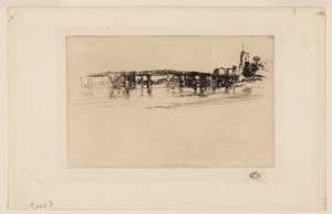 Malý Putney Bridge od James Abbott McNeill Whistler