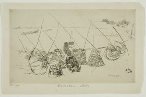 Lobster Pots - Selsea Bill od James Abbott McNeill Whistler