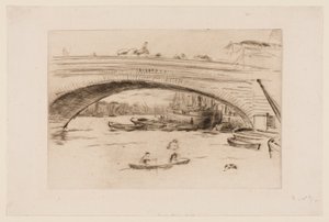 londýnský most od James Abbott McNeill Whistler