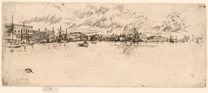 Dlouhé Benátky od James Abbott McNeill Whistler