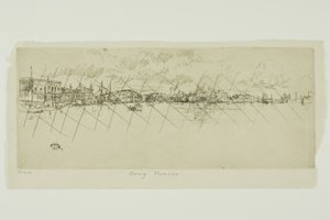 Dlouhé Benátky od James Abbott McNeill Whistler