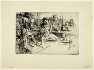 Longshore Men od James Abbott McNeill Whistler