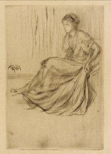 Sedící model od James Abbott McNeill Whistler
