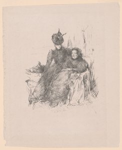 Matka a dcera [La Mère Malade] od James McNeill Whistler