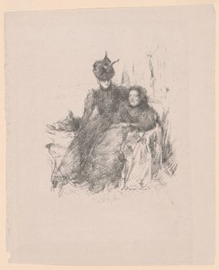 Matka a dcera [La Mère Malade] od James McNeill Whistler