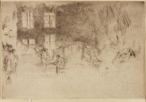 Murano-skleněná pec od James Abbott McNeill Whistler