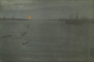 Nokturno: Blue and Gold-Southampton Water od James McNeill Whistler