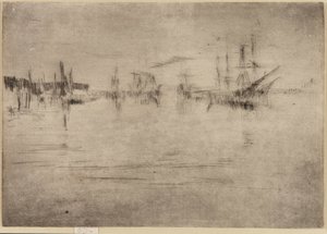 Nocturne Shipping od James Abbott McNeill Whistler