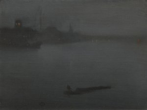 Nokturno v modré a stříbrné od James Abbott McNeill Whistler