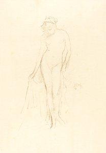 Nahá modelka, stojící od James Abbott McNeill Whistler