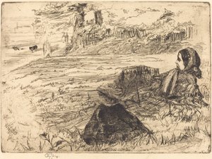 Zdravotní sestra a dítě od James Abbott McNeill Whistler
