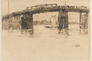 Starý most Battersea od James Abbott McNeill Whistler