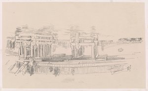 Starý most Battersea od James Abbott McNeill Whistler