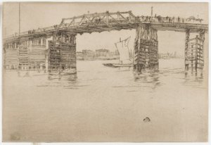 Starý most Battersea od James Abbott McNeill Whistler