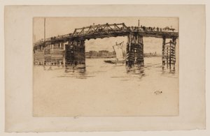Starý most Battersea od James Abbott McNeill Whistler