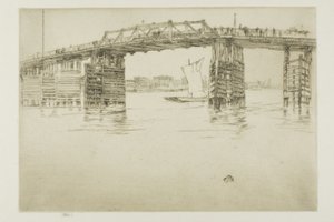 Starý most Battersea od James Abbott McNeill Whistler