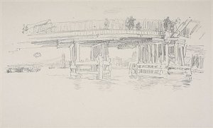 Starý most Battersea od James Abbott McNeill Whistler