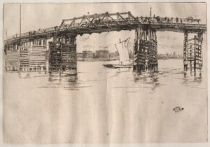 Starý most Battersea od James McNeill Whistler
